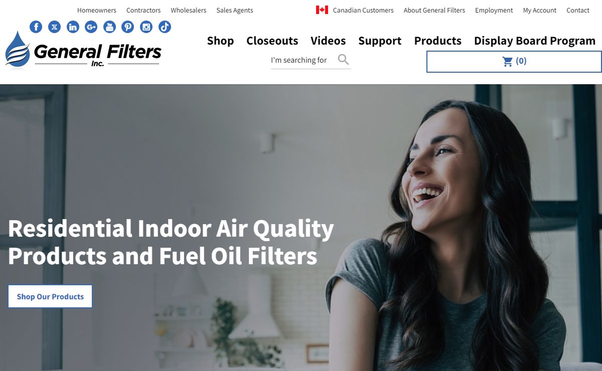 Indoor Air Quality Products Manufacturer | General Filters