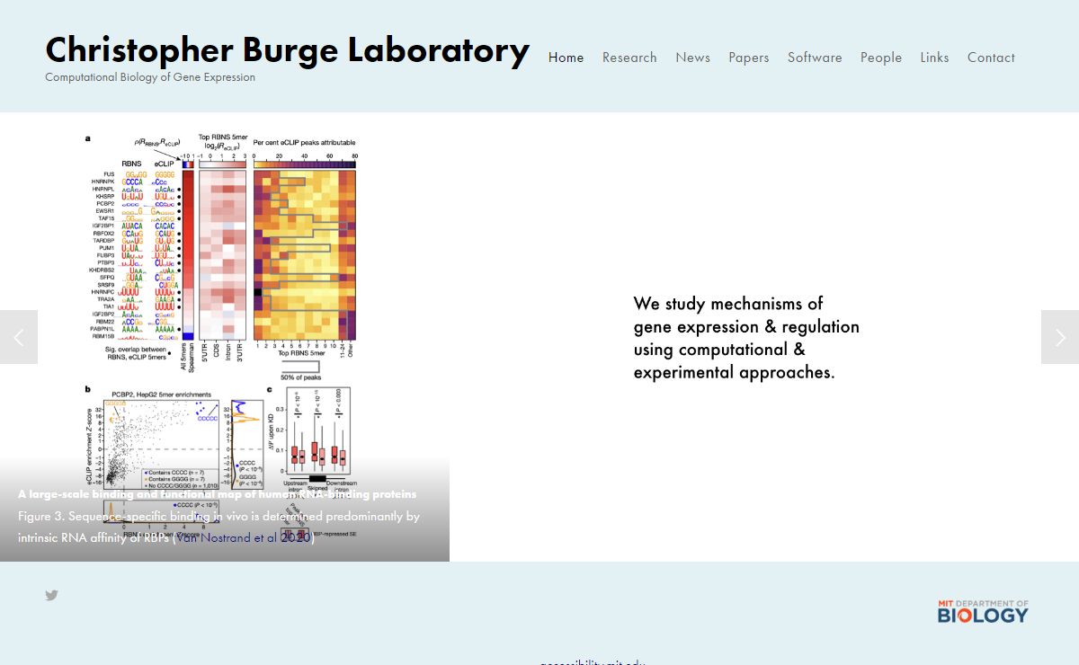 Christopher Burge Laboratory