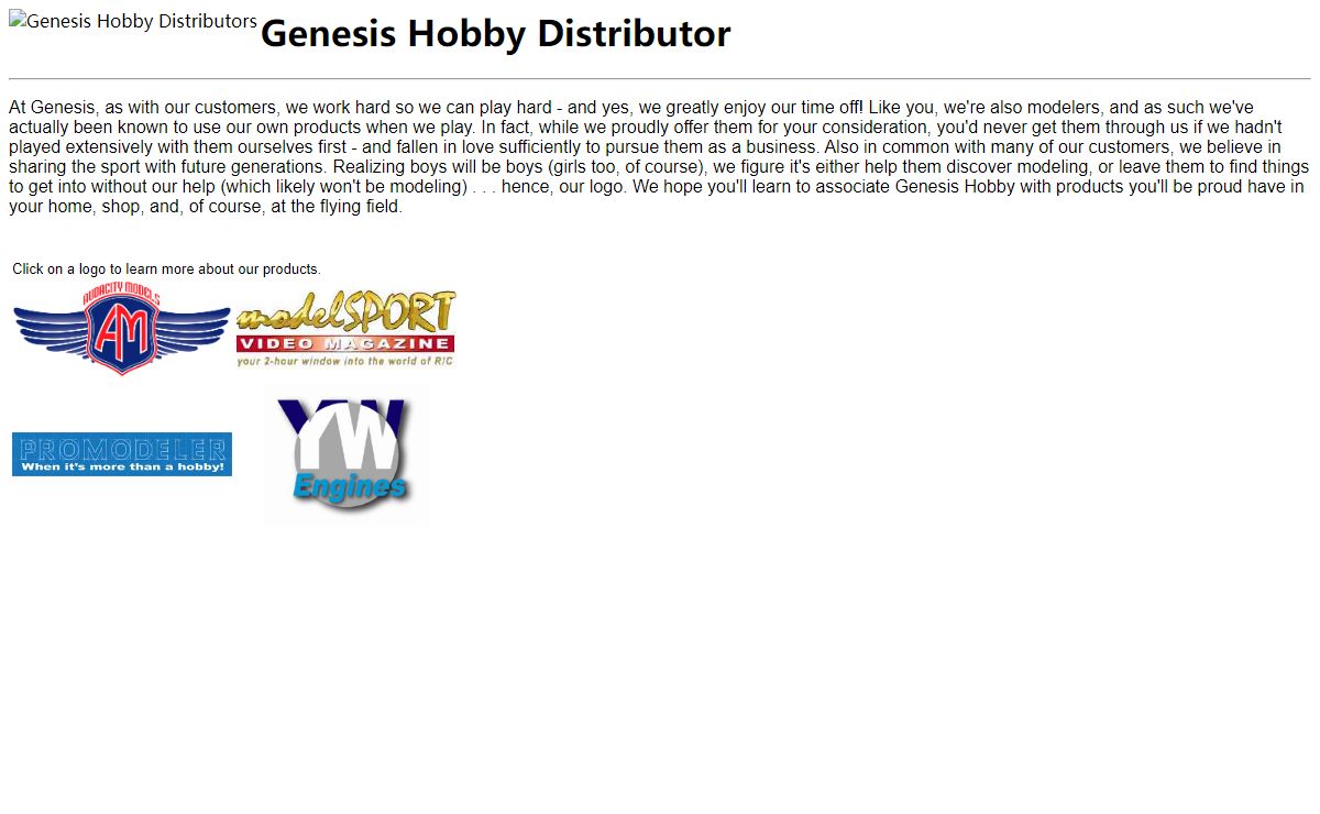 Genesis Hobby Distributors