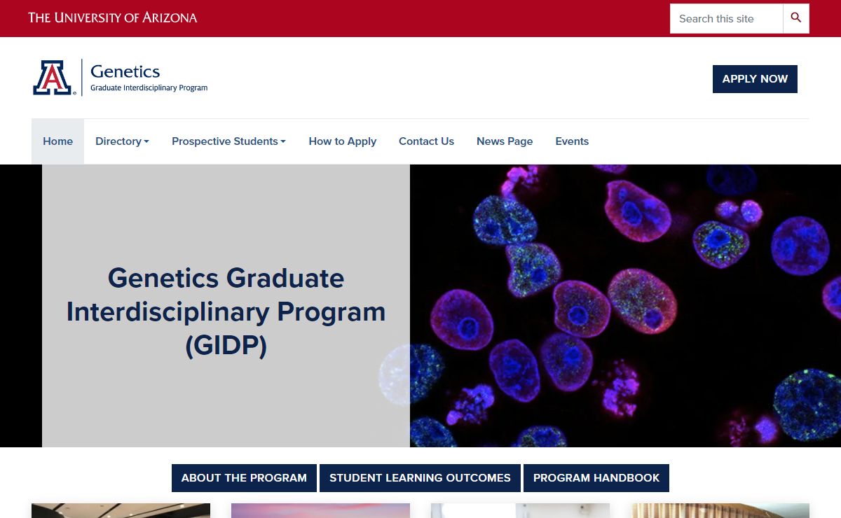 Home | Genetics Graduate Interdisciplinary Program (GIDP)