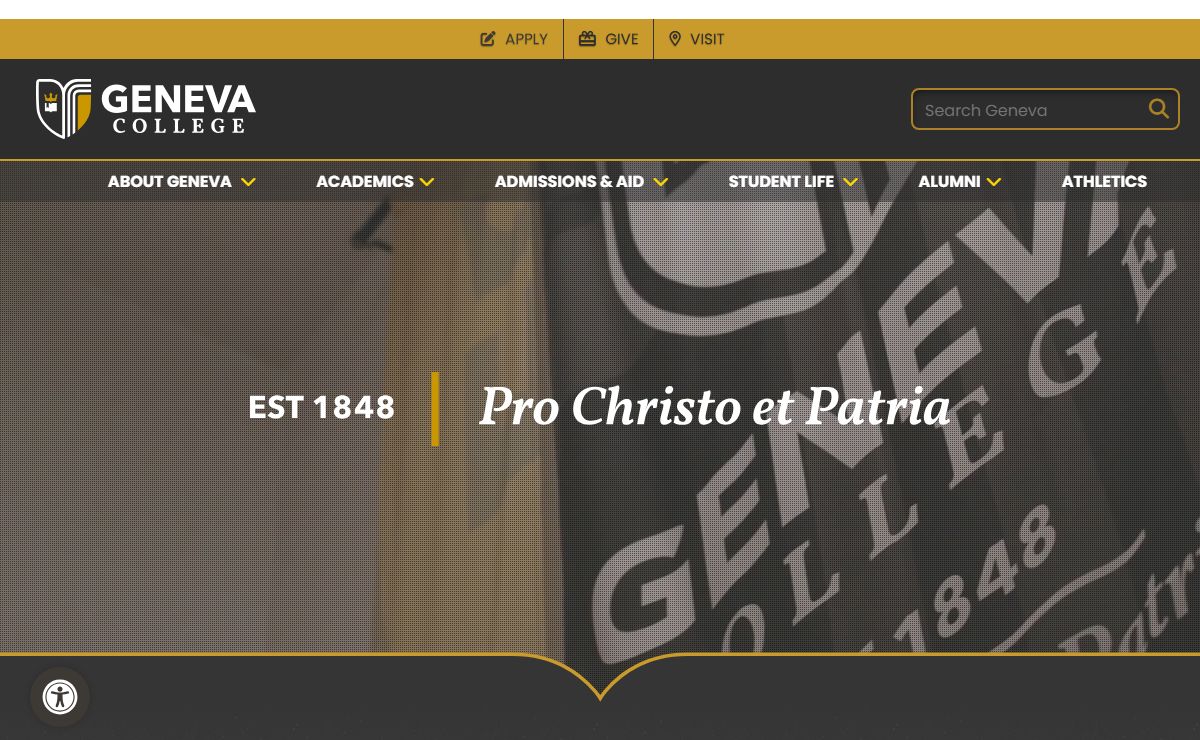 Geneva College | A Christian College in Pennsylvania