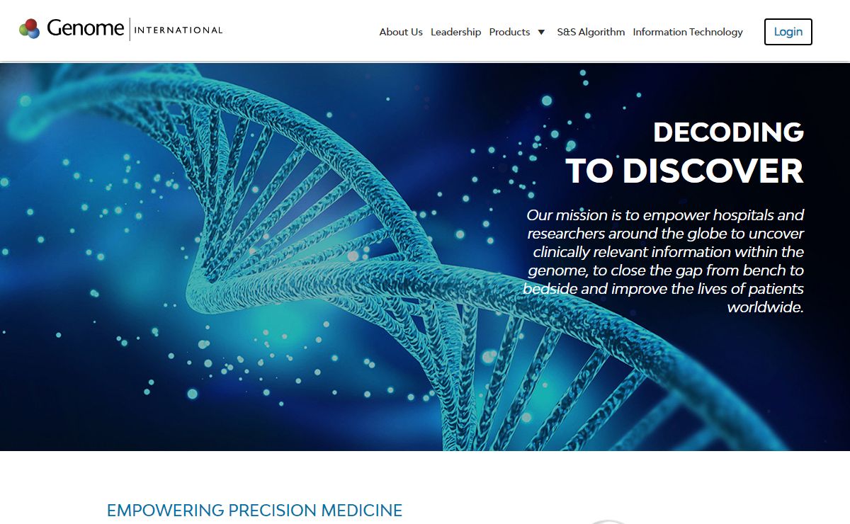 Genome International Corporation – Genomics | Data Analysis | Clinical Research