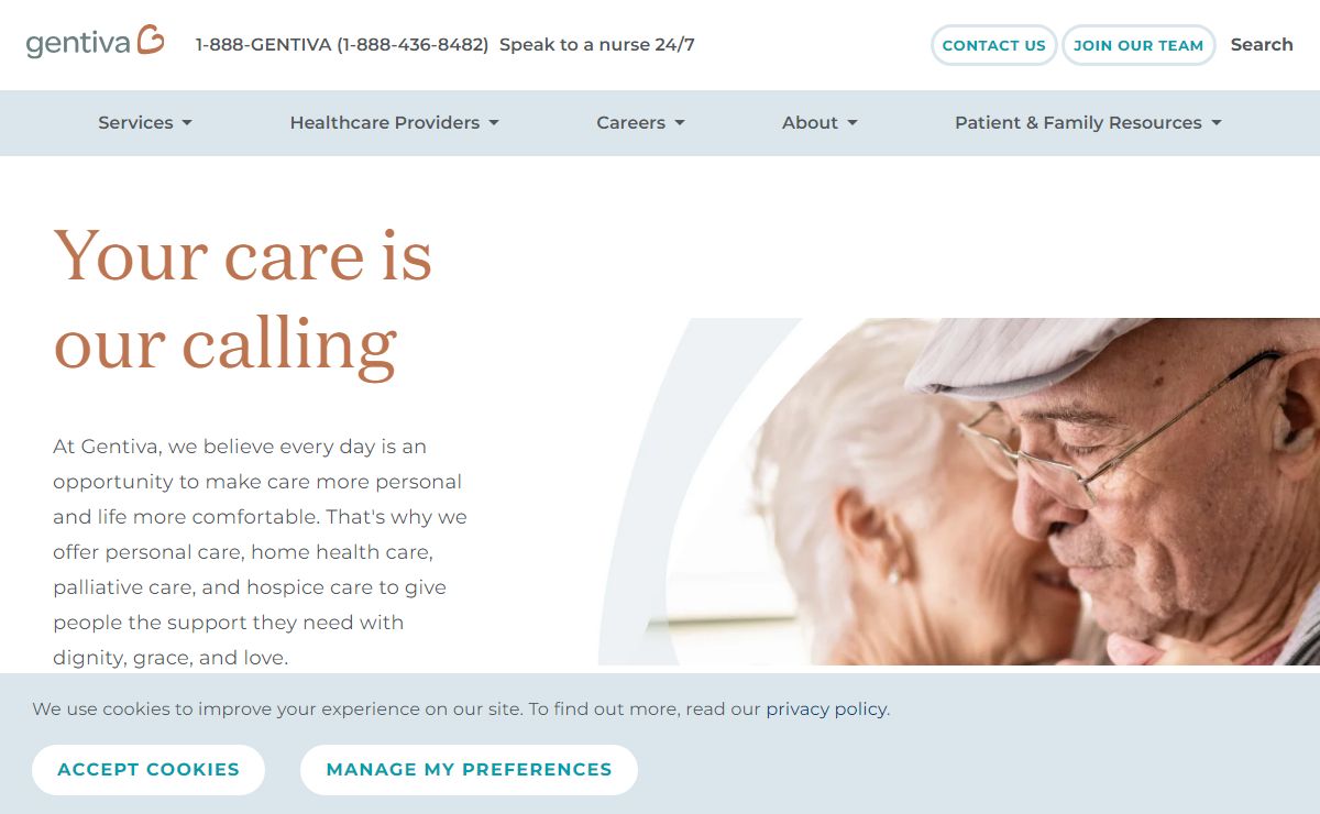 Hospice, palliative and personal care by Gentiva