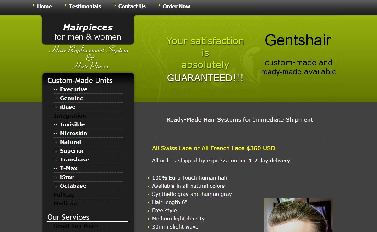 Hair Replacement Systems - Hair Extensions for Men & Women - Hair Pieces