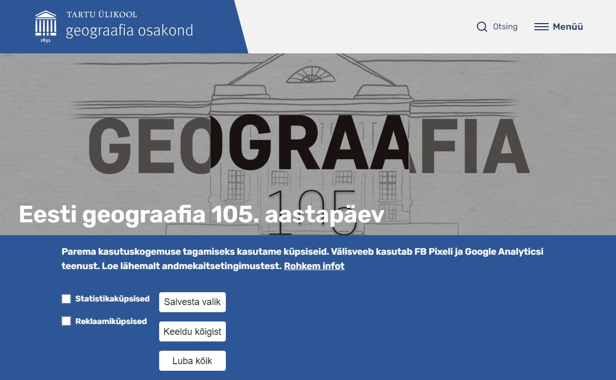 geograafia | Tartu Ülikool