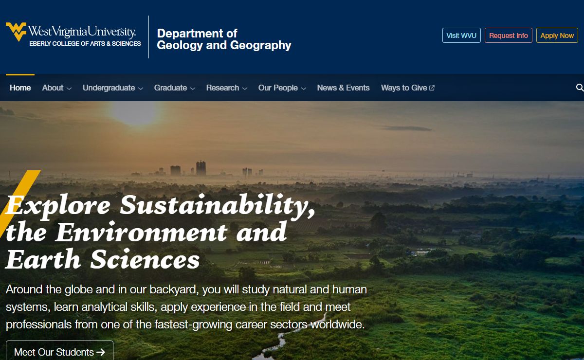 Department of Geology and Geography at West Virginia University