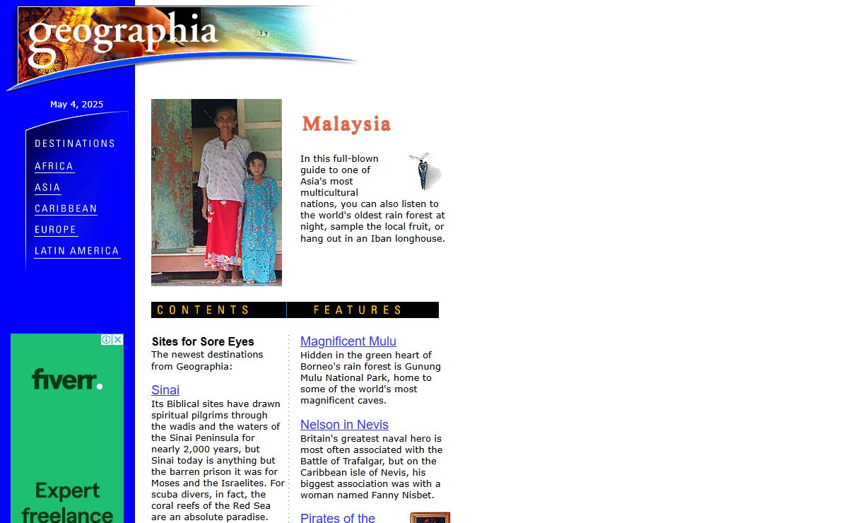 Geographia - World Travel Destinations, Culture and History Guide