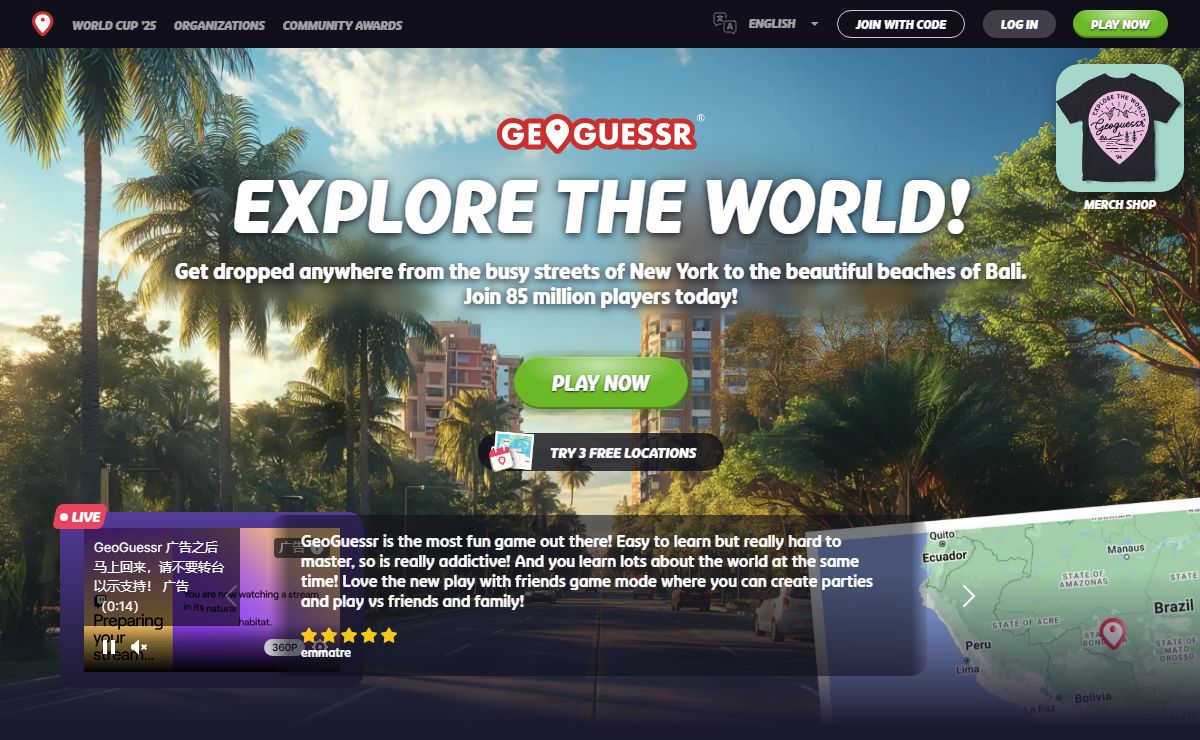 GeoGuessr - Let's explore the world!