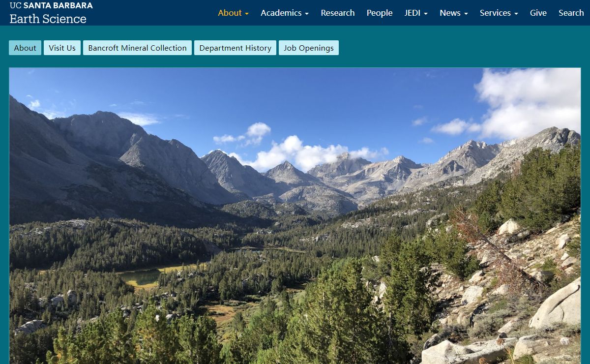 About | Earth Science - UC Santa Barbara