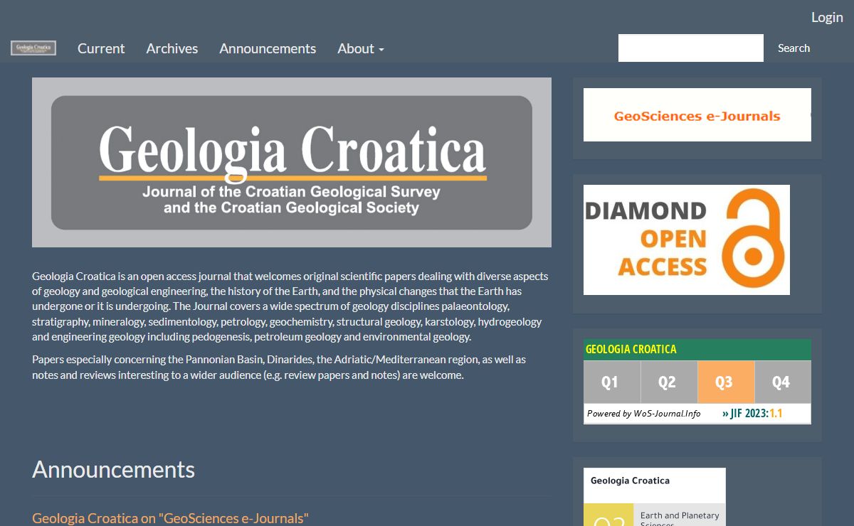 Geologia Croatica