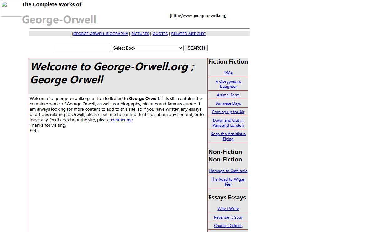 George Orwell - Complete works, Biography, Quotes, Essays