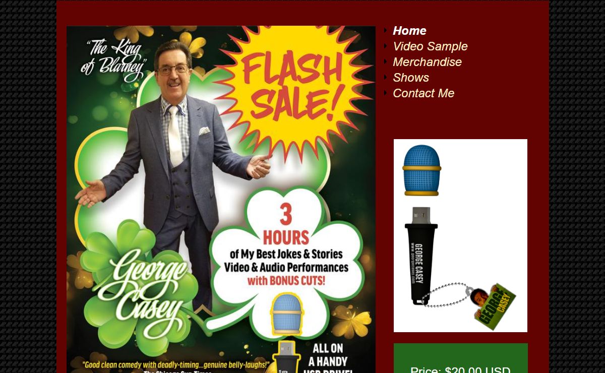 Comedian George Casey