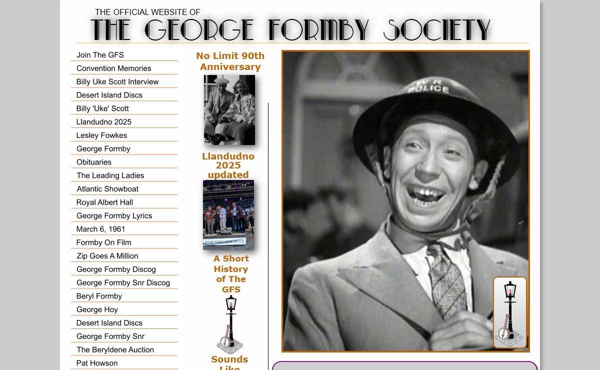 Appreciating the legacy of George Formby