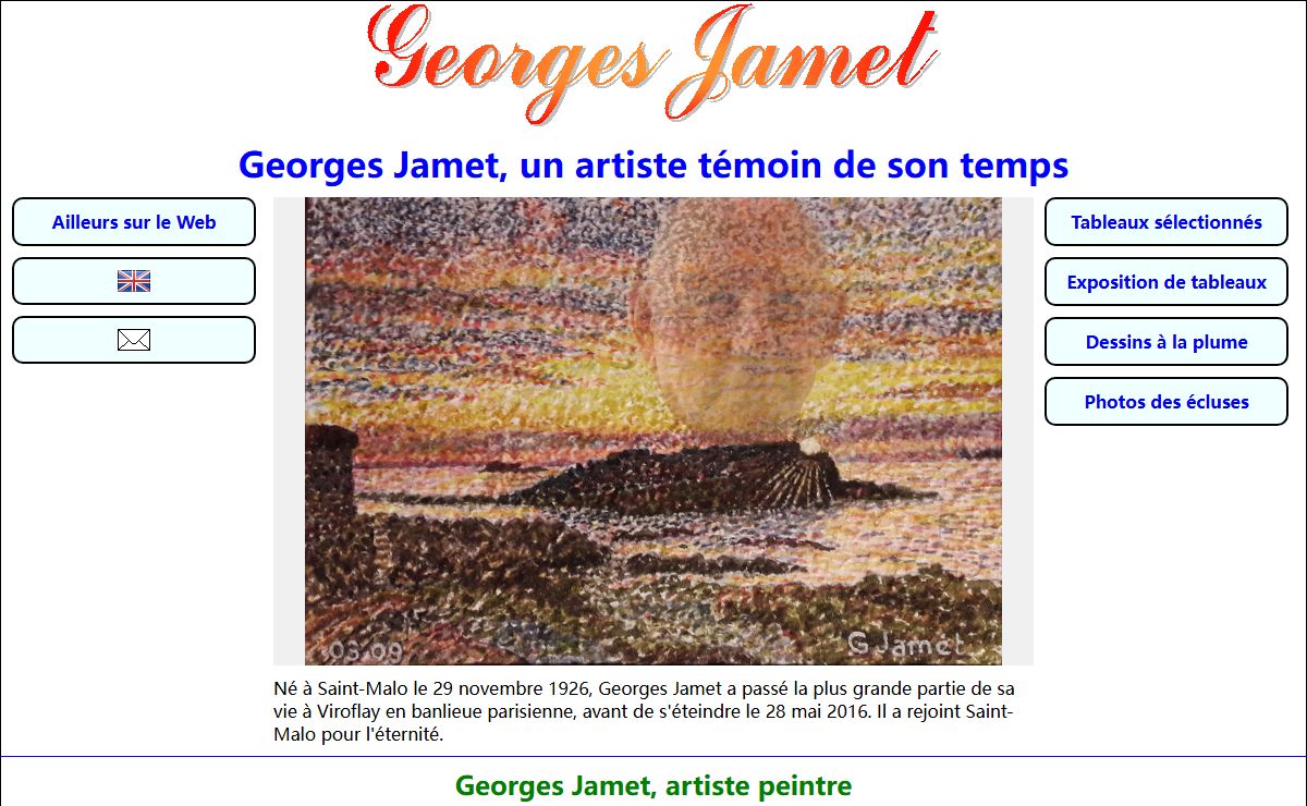 Georges Jamet, un artiste témoin de son temps
