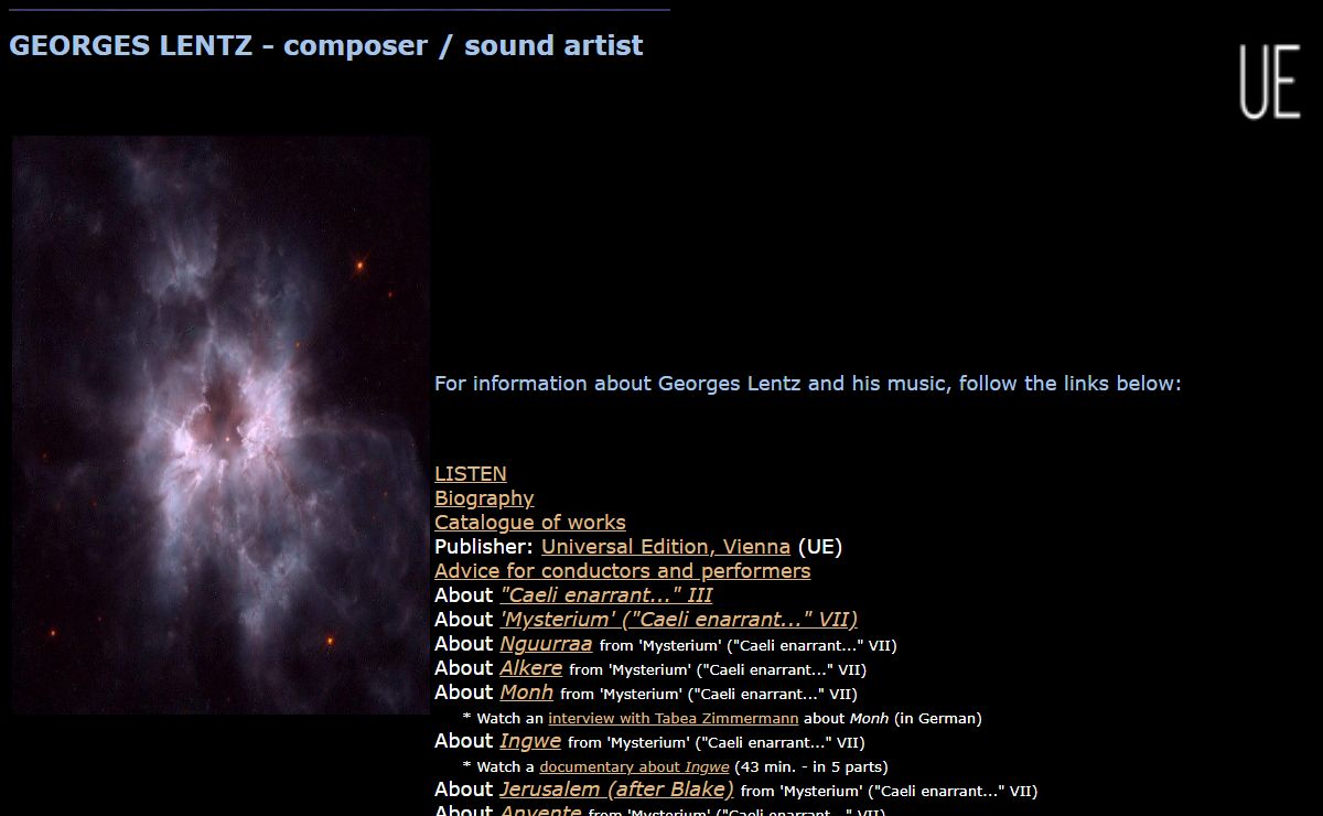 GEORGES LENTZ - composer