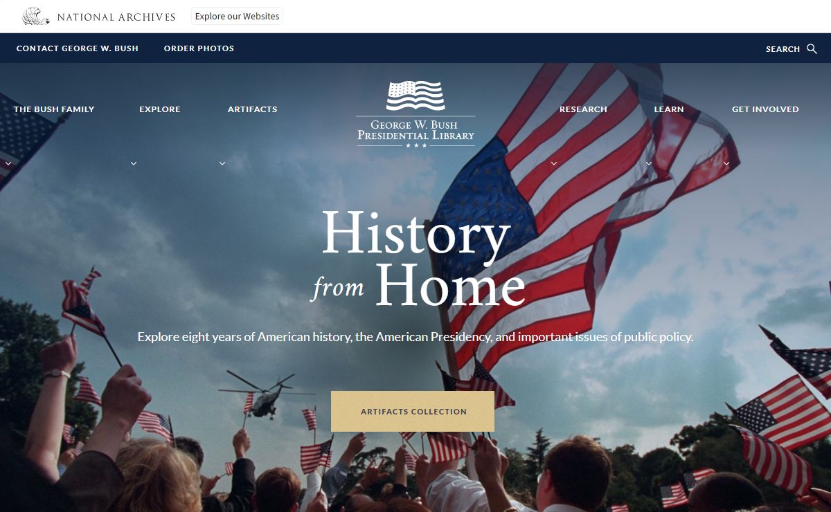 Homepage | George W. Bush Library
