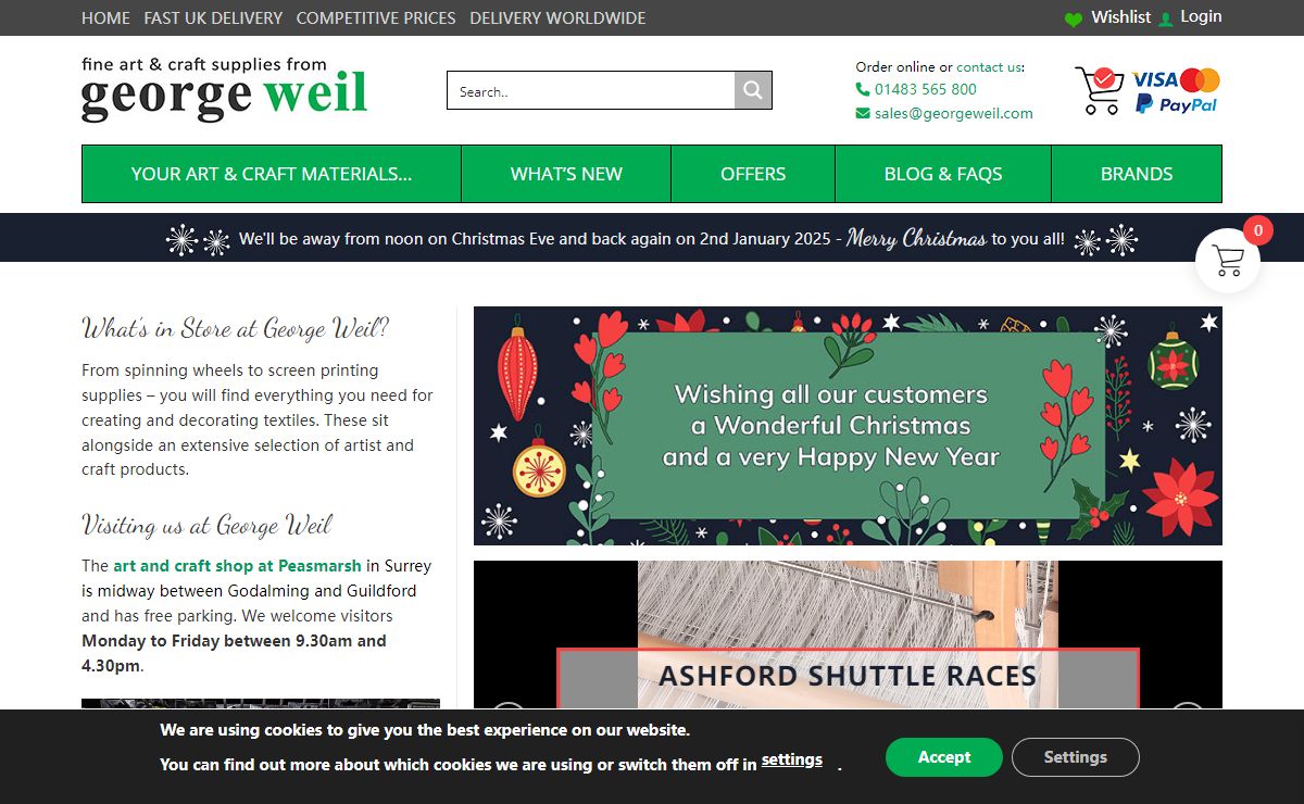 Art & Craft Supplies Online and In Store | George Weil