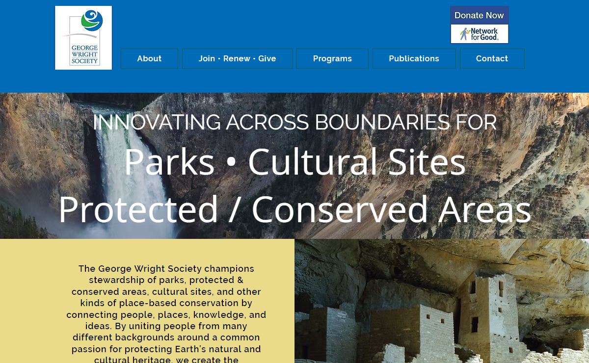George Wright Society :: Parks, Protected Areas Cultural Sites