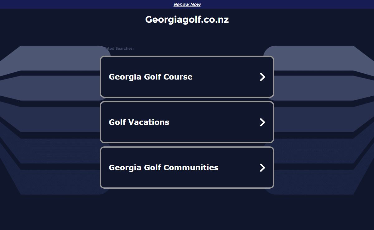 Georgiagolf.co.nz