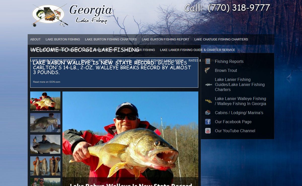 Lake Lanier Fishing Guide & Lake Burton Fishing Charters: by Wes Carlton