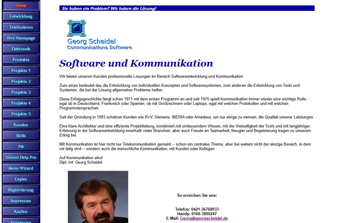 Georg Scheidel Communications Software - Softwareentwicklung und Tools