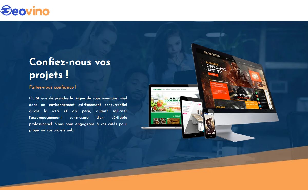 Avec notre agence digitale Geovino, le web est à vous !
