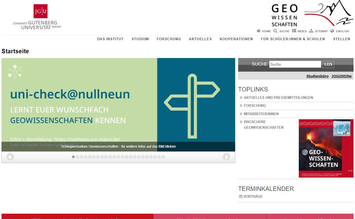 Institut für Geowissenschaften