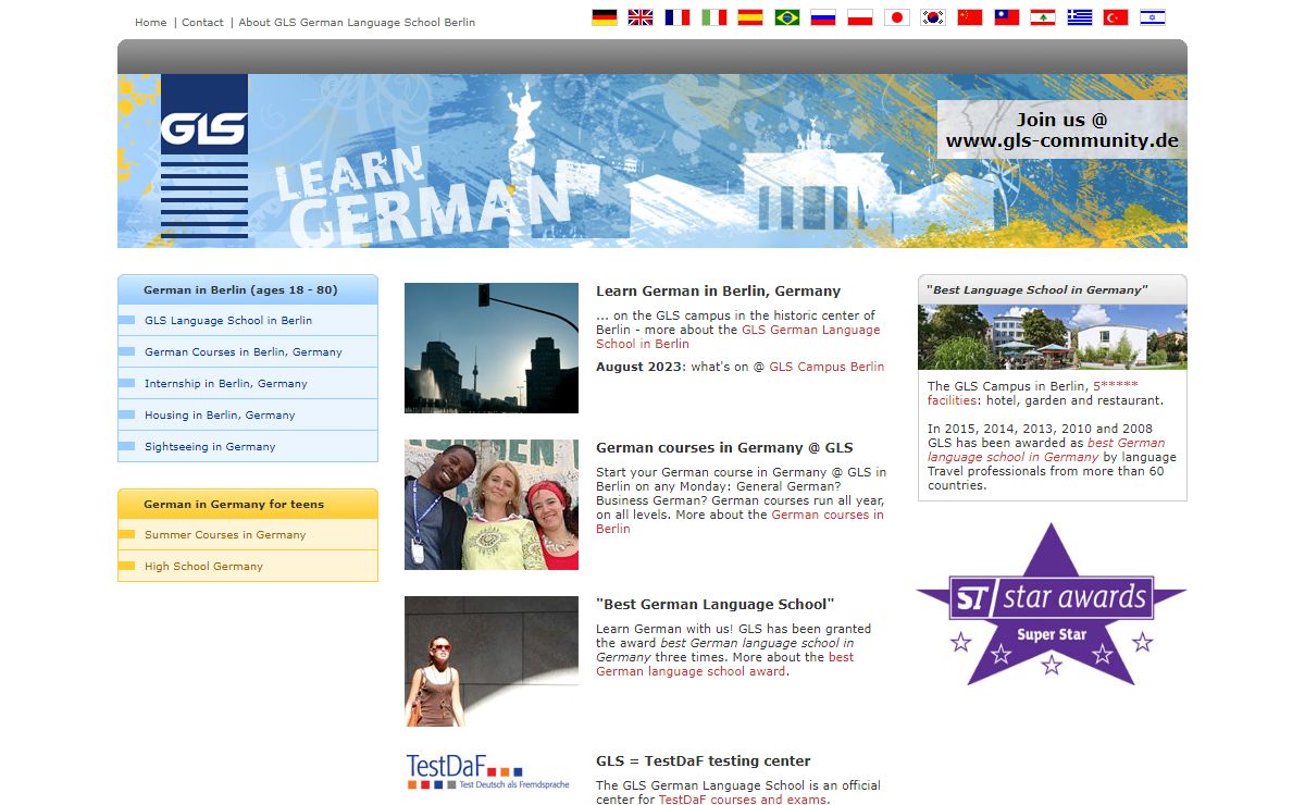 German Courses in Germany - Language Schools Berlin, Germany - Learn German in Germany @ GLS Campus Berlin