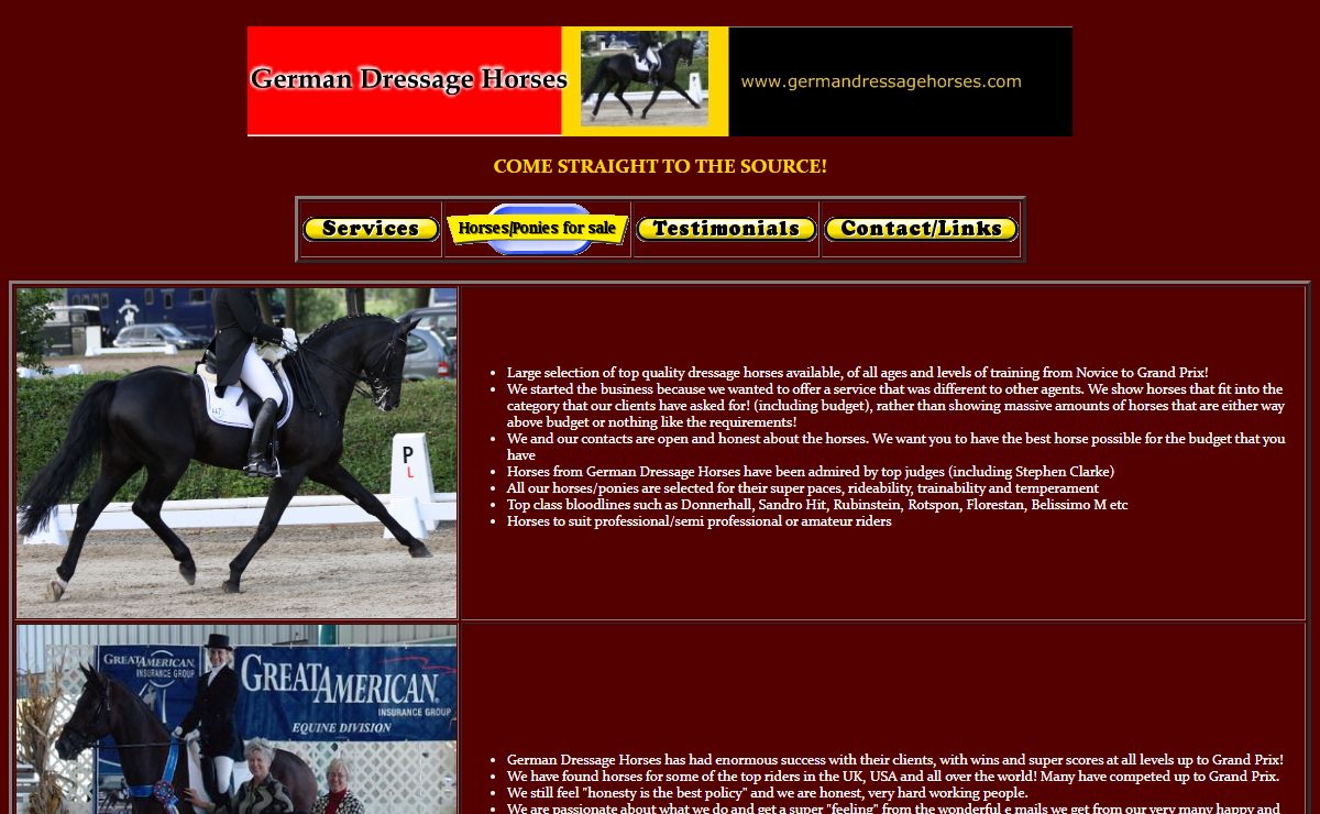 German Dressage Horses