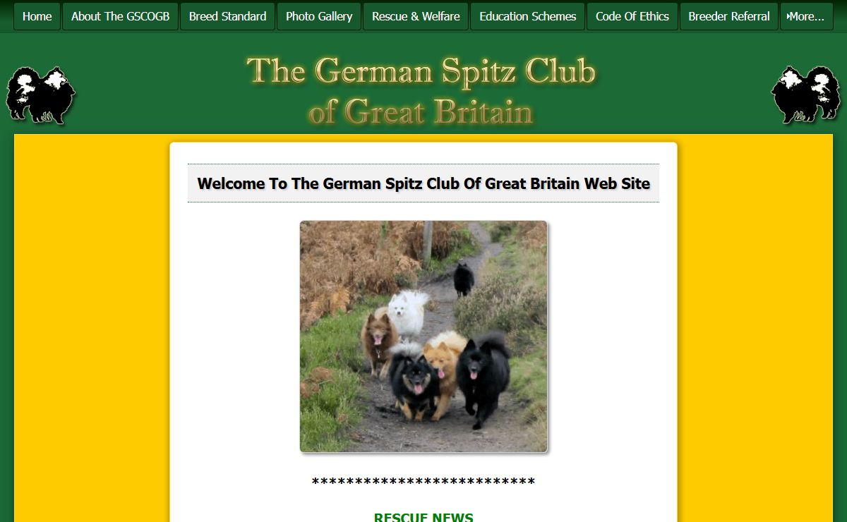 German Spitz Club of Great Britain - Welcome to The German Spitz Club of Great Britain web site