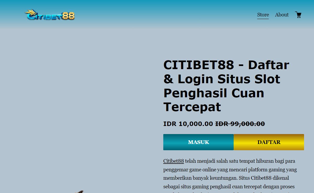 CITIBET88 - Daftar & Login Situs Slot Penghasil Cuan Tercepat