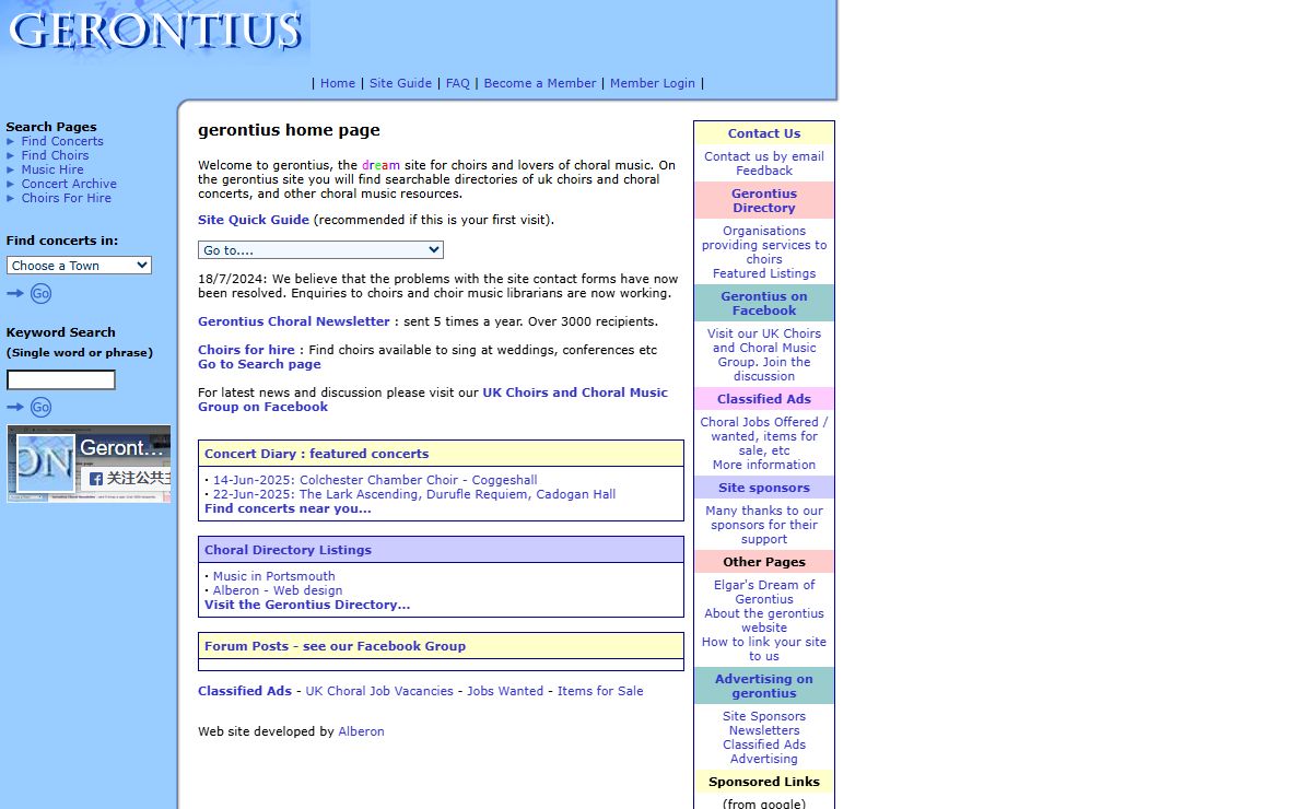 gerontius: choirs, concerts and choral music resources (uk)