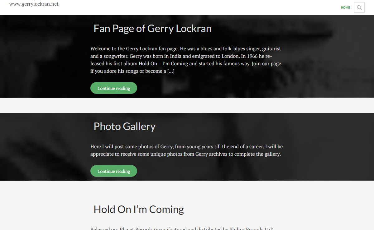 Gerry Lockran – Biography and Music