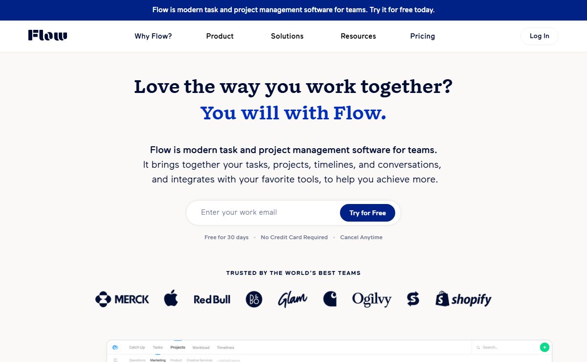 Flexible Project & Task Management Software for Teams - Flow