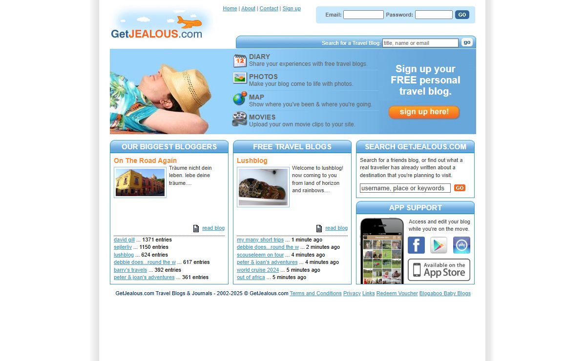 Travel Blogs - GetJealous.com