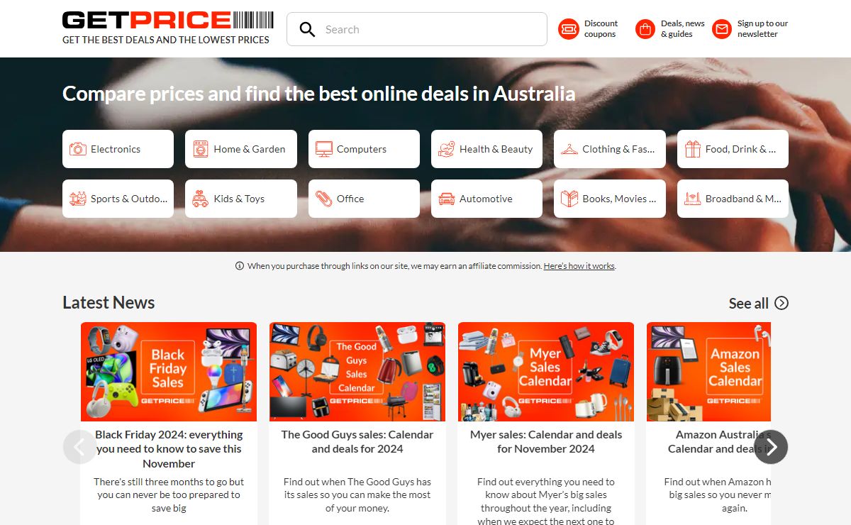 Compare deals, get the best price and save money in Australia | Getprice