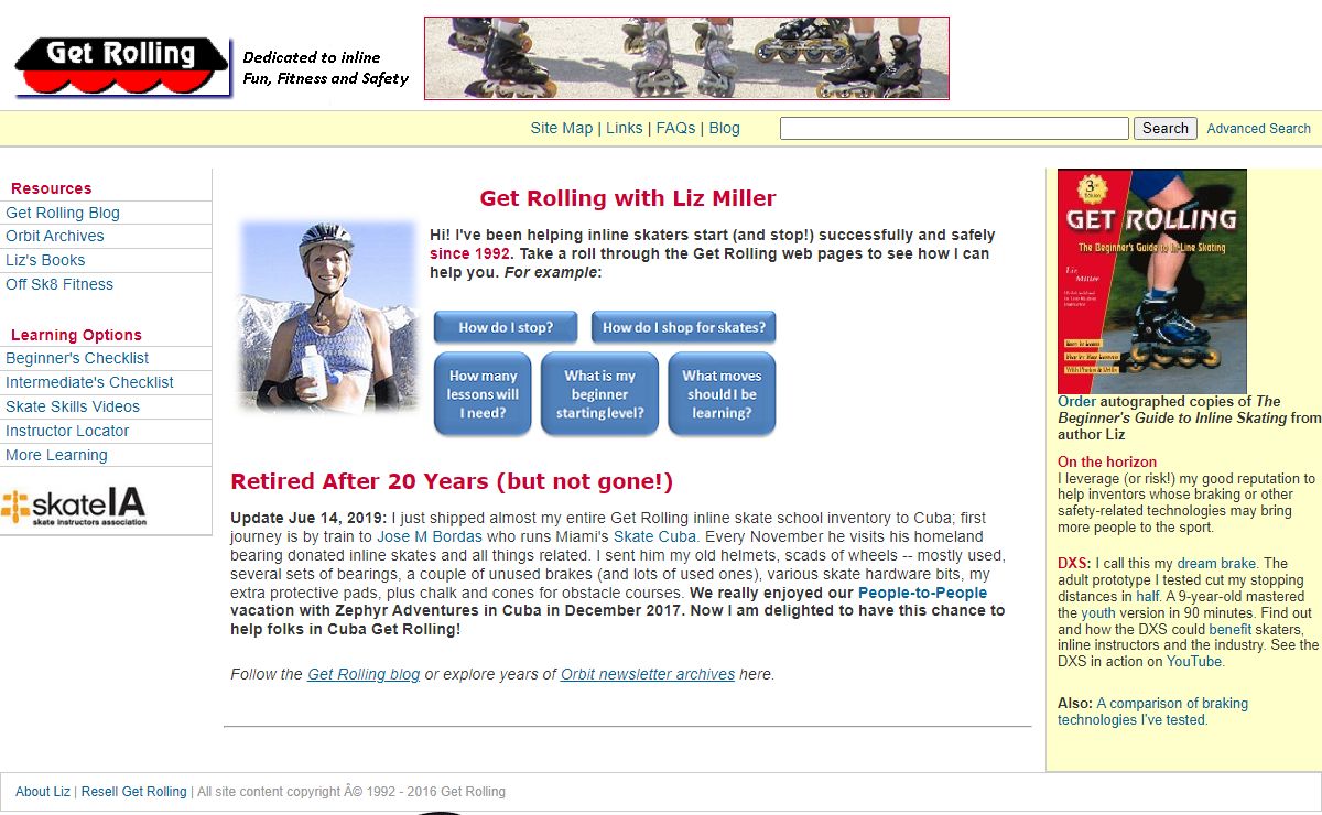 Get Rolling Home Page