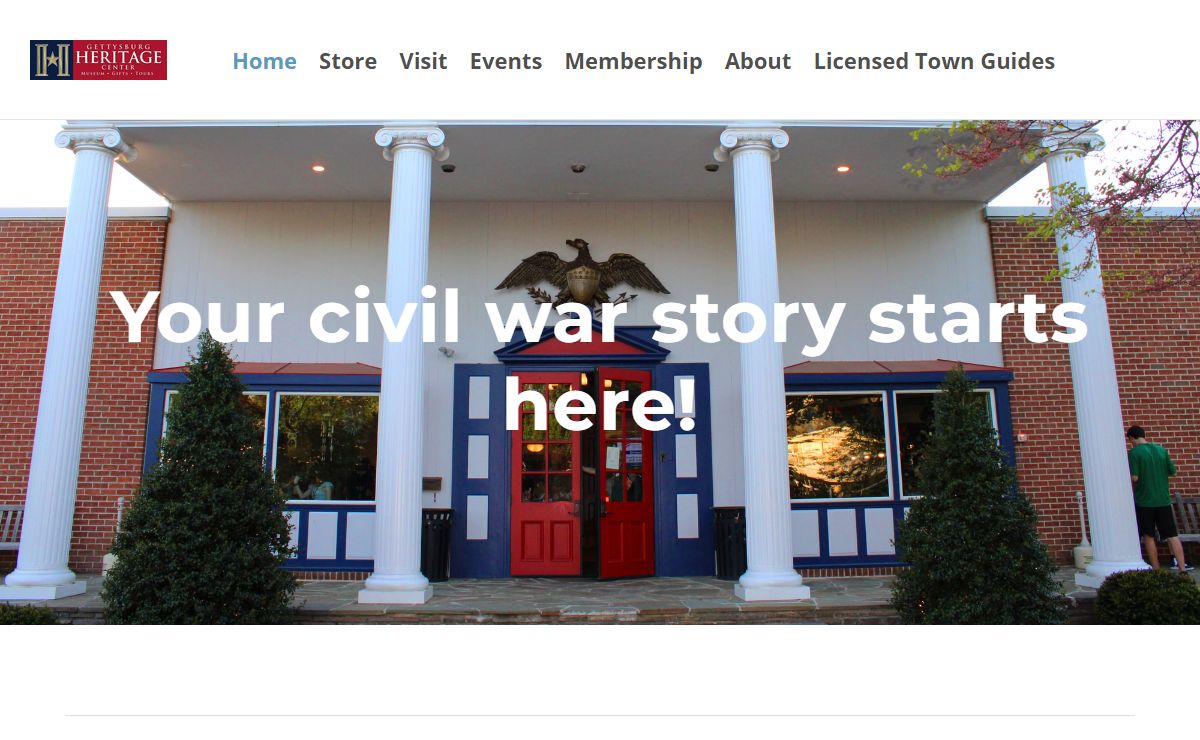 Gettysburg Heritage Center - Visit Gettysburg Battlefield, Gettysburg Museum, Gettysburg Tours, Gettysburg Attraction, Gettysburg Heritage Center, Shop Civil War, Gettysburg Gift Center, Gettysburg Things to do, Visit PA, Civil War Souvenirs, Battle of Gettysburg, PA,