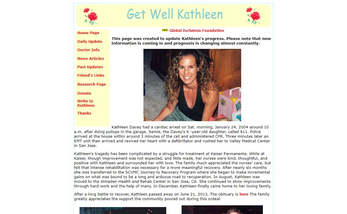 Get Well Kathleen Davey
