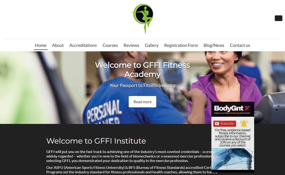 GFFI Fitness Academy