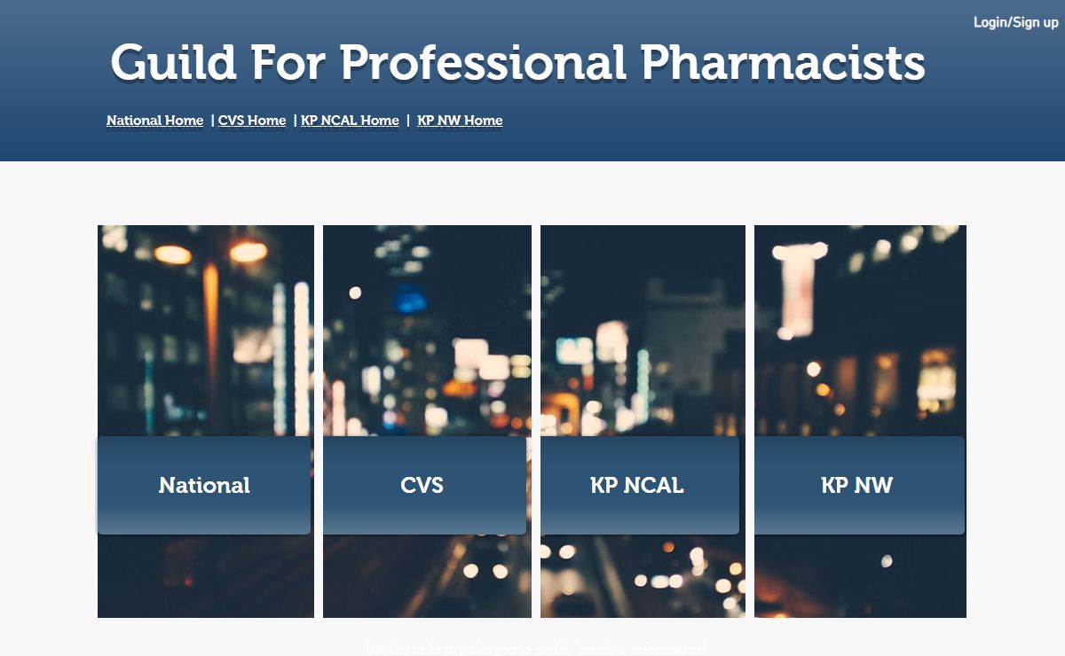 Guild For Professional Pharmacists | "labor union"