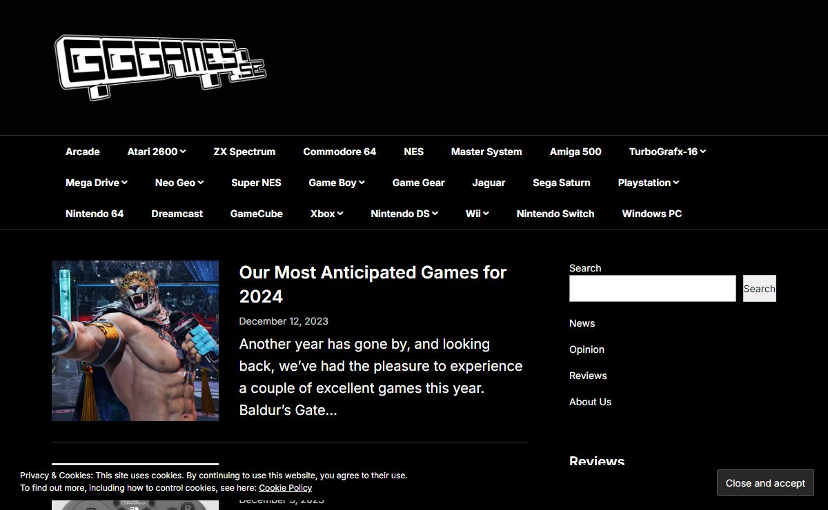 GGGames.se | Enthusiast Video Game Reviews