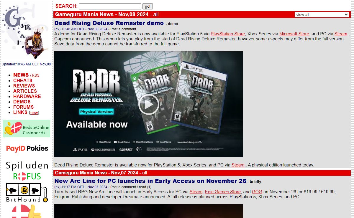 Gameguru Mania - The Best Gaming News