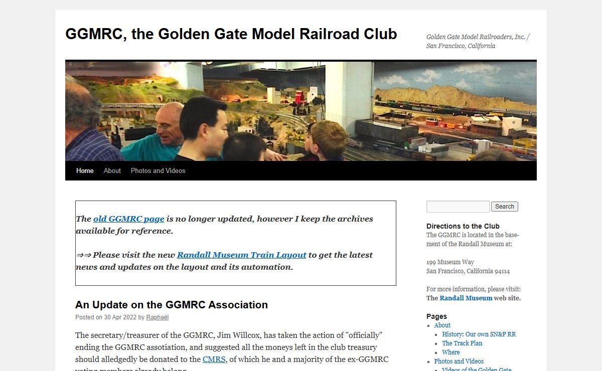GGMRC, the Golden Gate Model Railroad Club | Golden Gate Model Railroaders, Inc. / San Francisco, California