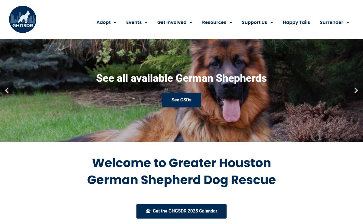 German Shepherds, Houston, rescue, adopt, dogs - Greater Houston German Shepherd Dog Rescue