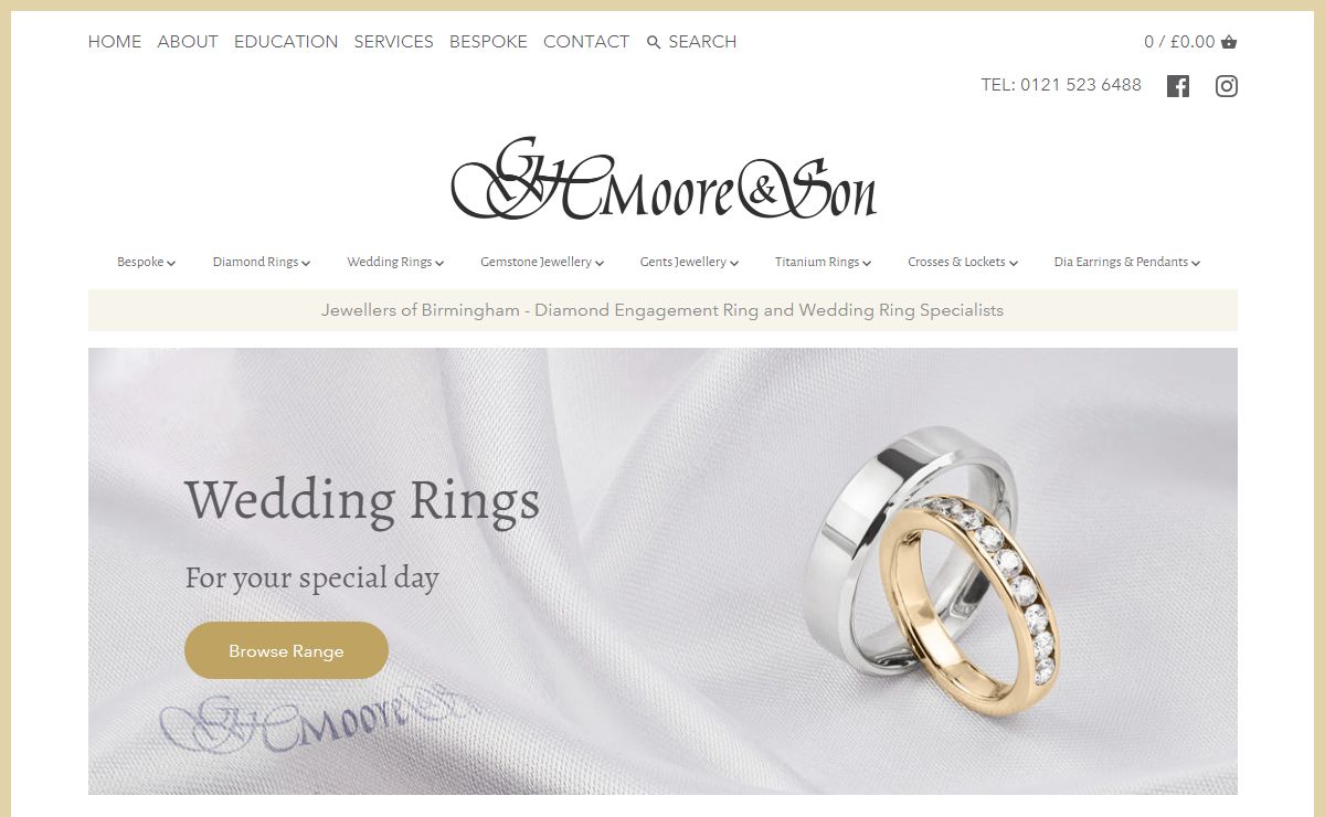 G.H.Moore & Sons - Jewellers of Birmingham