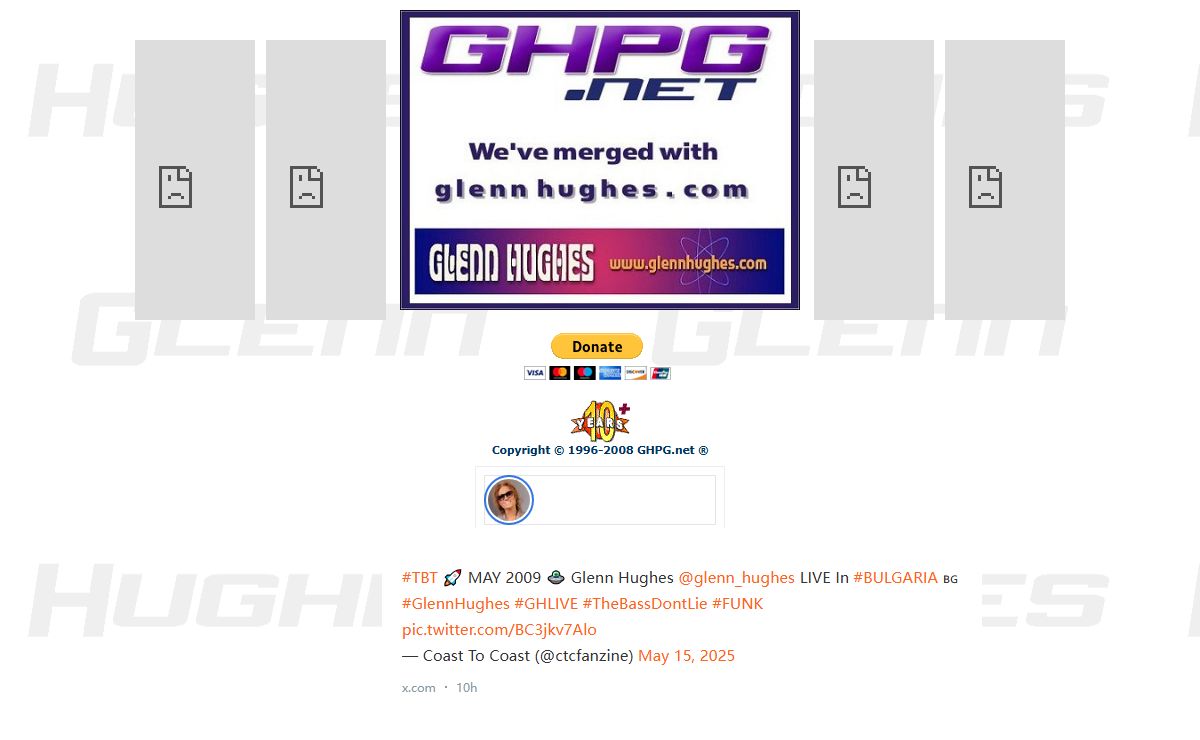 GHPG.net :: We've merged with g l e n n h u g h e s . c o m ::