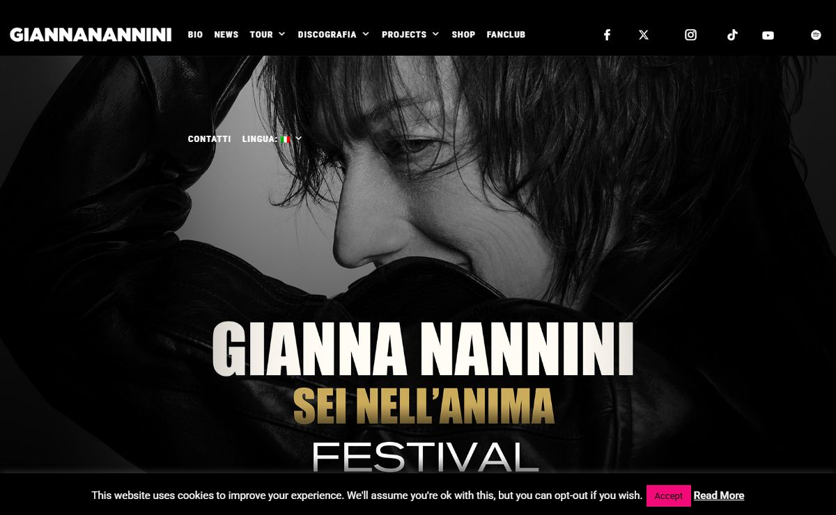 Gianna Nannini Official Website | Official Website