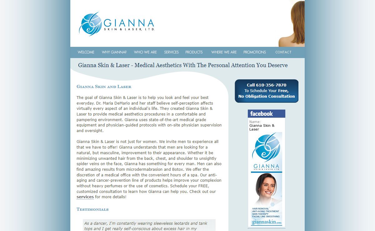 Gianna Skin & Laser - Medical Aesthetics With The Personal Attention You Deserve - Gianna Skin & Laser