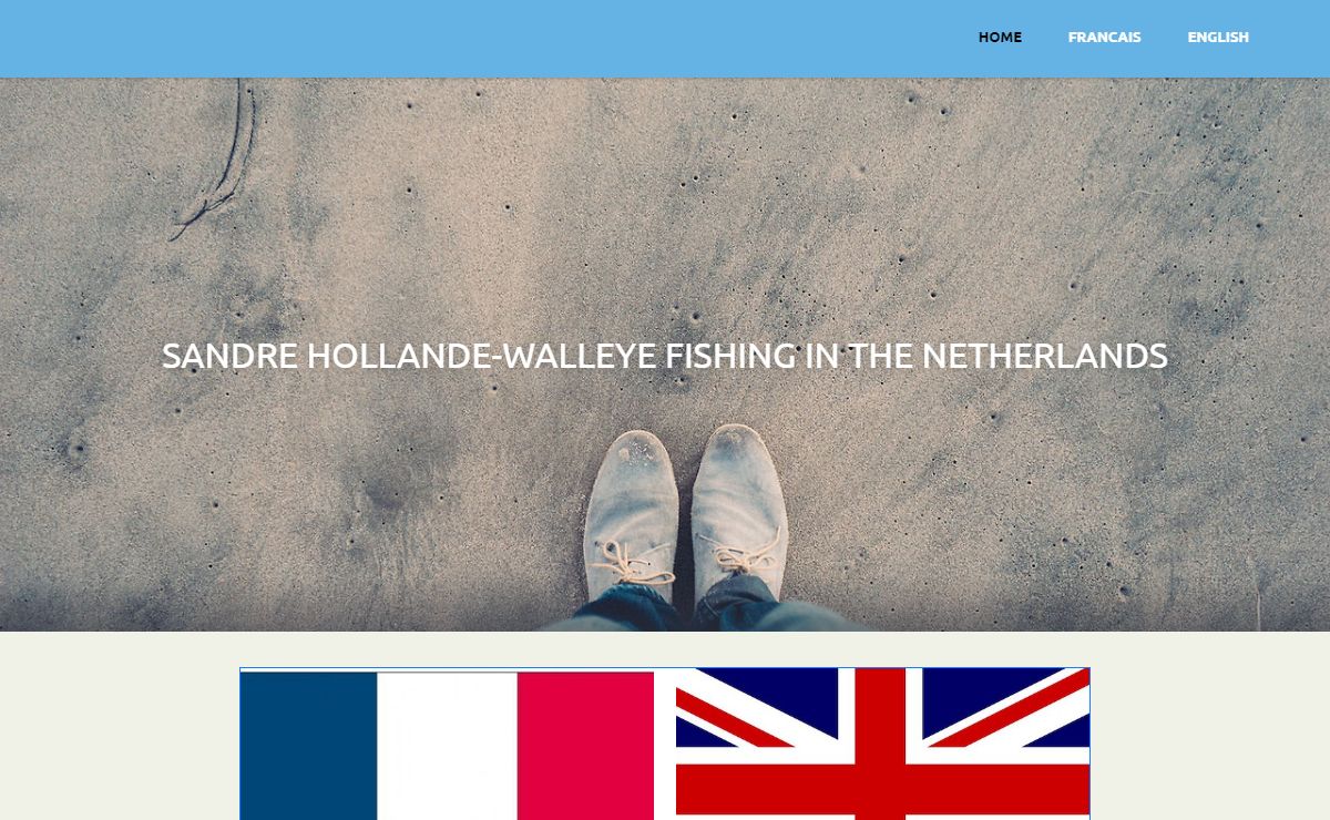 Home | Sandre Hollande-Walleye fishing in the Netherlands